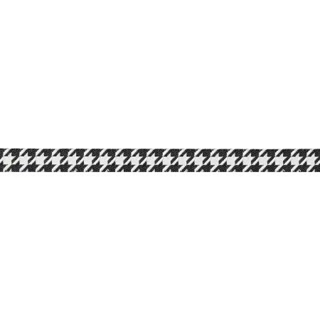 Ribbon | Hounds Tooth in Cream 3 |8in | Stacy Iest Hsu | Sold by the Yard 
# SIH-137-10MM-COL03