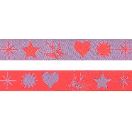Tula Pink Fairy Flakes Ribbon 7 |8in Mystic By the Yard # TK-107-22MM-4