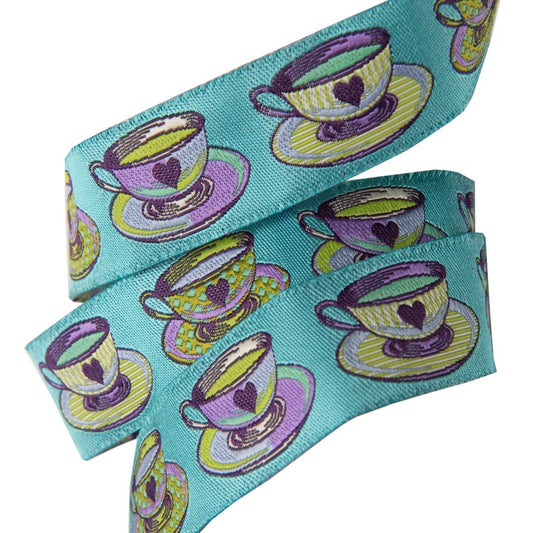 BIG TEA TIME BLUE-1 1 |2"-TULA PINK CURIOUSER