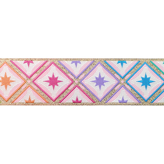 Ribbon | Stargazer in Metallic Mint 1-1 |2in by the yard # TK-112-38MM-01