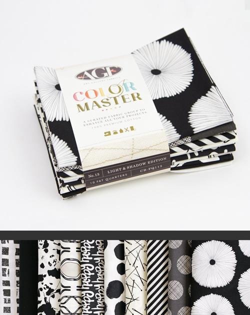 AGF Color Master Fat Quarter Bundle (10) - Light and Shadow Edition