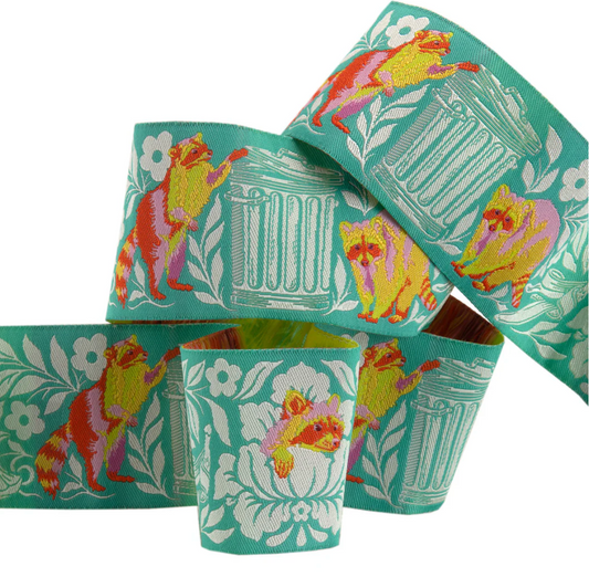 One Man's Trash Green 2"-Glow Tula Pink Tiny Beasts