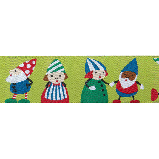 Gnomes on Green| Ribbon