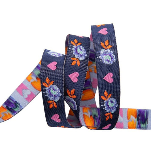 Curiouser Painted Roses Ribbon