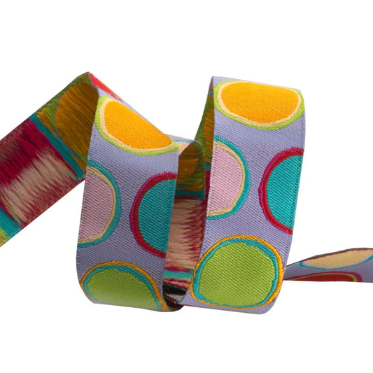 Paint Pots on Grey - 7 |8" - Kaffe Fassett - by the yard