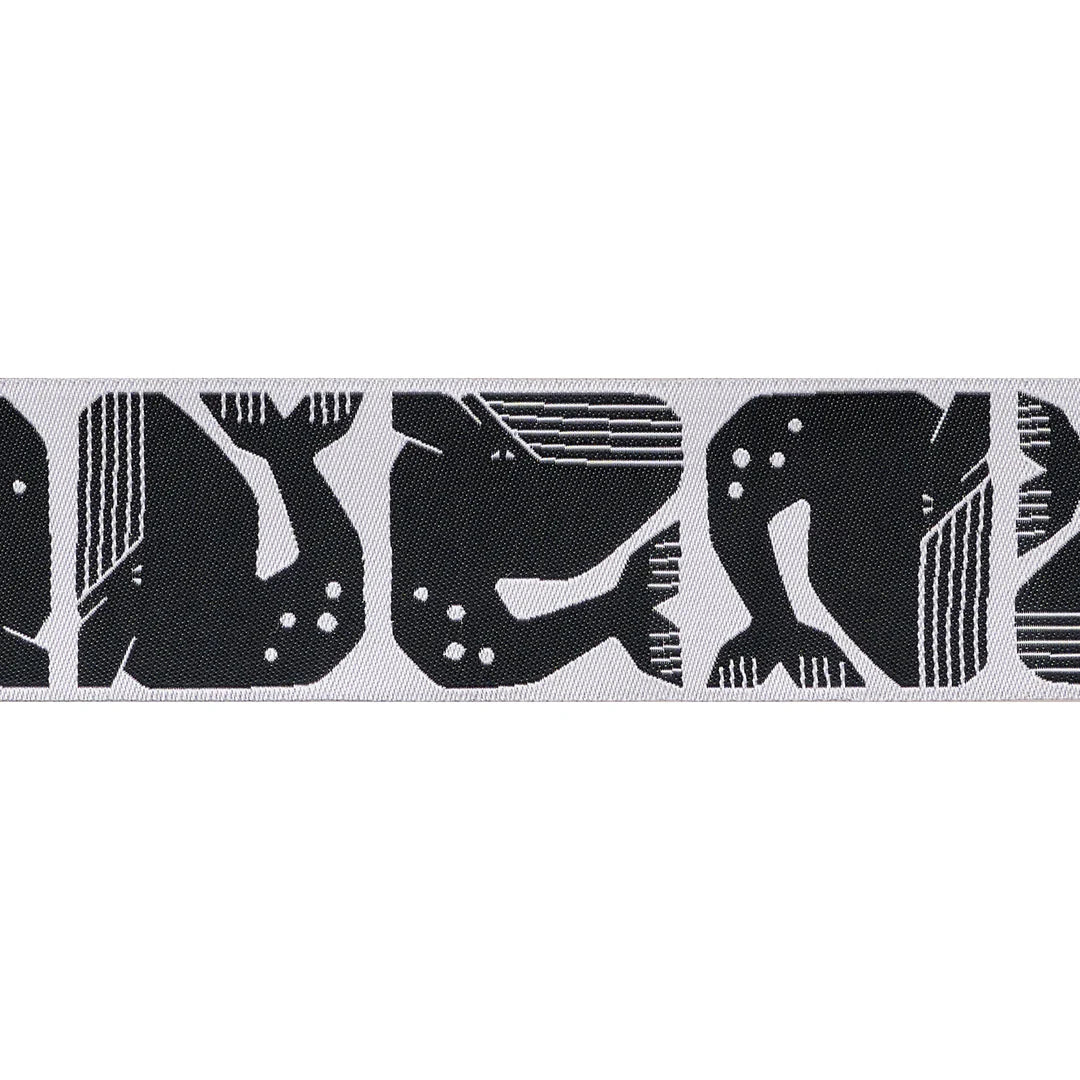 Grumpy Whale Black Ribbon