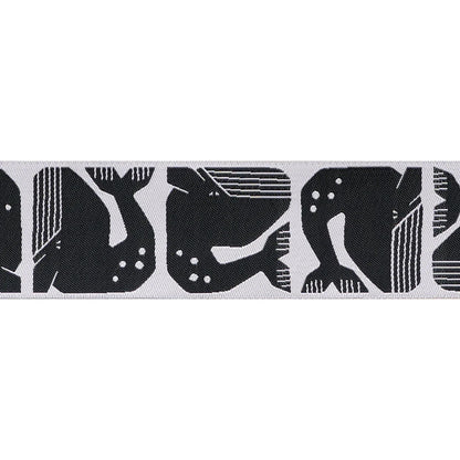 Grumpy Whale Black Ribbon