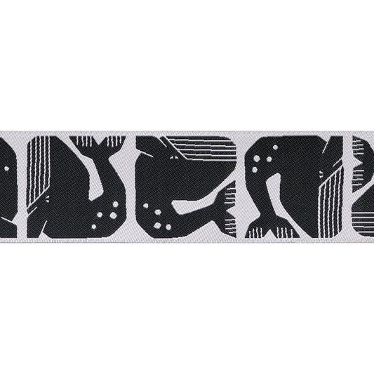 Grumpy Whale Black Ribbon