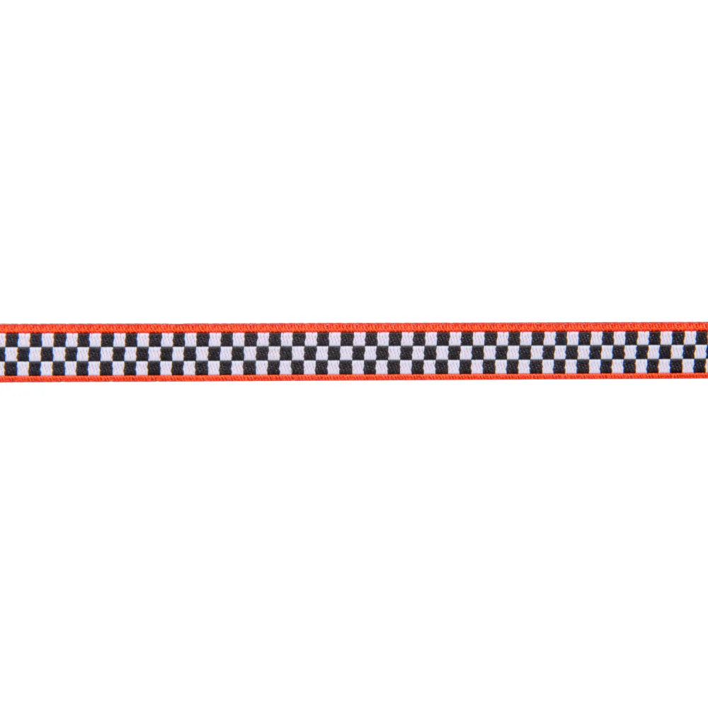 Tiny Checkerboard | Red Edges | Ribbon