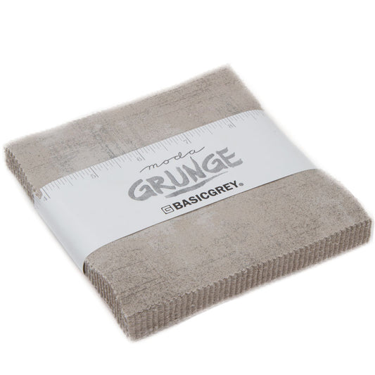 Moda  | Grunge  | Basic Grey  | 5" Charm Pack
