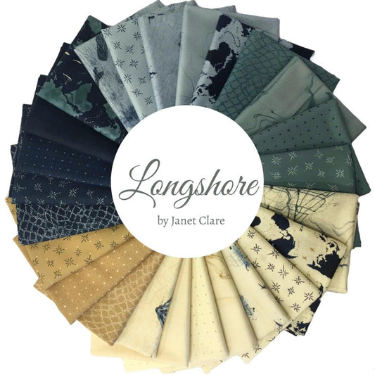 Moda Fat Quarter bundle (17) Longshore by Janet clare