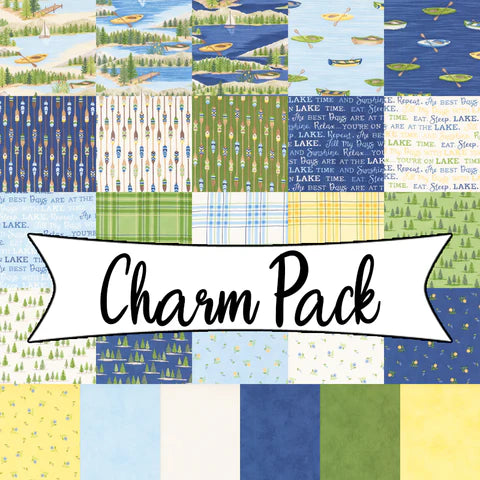 Moda  | On Lake Time  | Deb Strain  | 5" Charm Pack