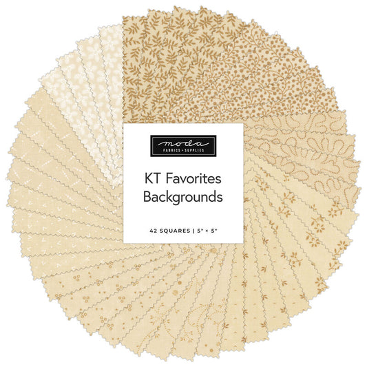 Moda  | KT Favorites Backgrounds  | Kansas Troubles Quilters  | 5" Charm Pack