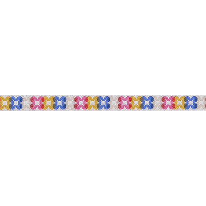 Flower Plaid in Blue Ribbon
