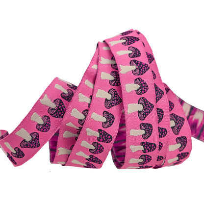 Mushrooms Pink Ribbon