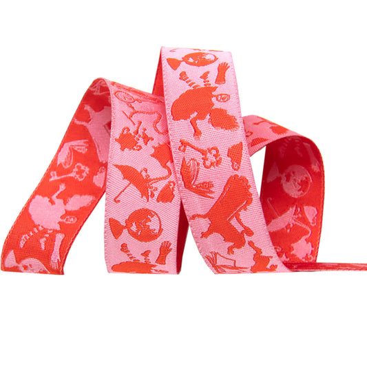 Down the Rabbit Hole Pink-7 |8"-Tula Pink Curiouser