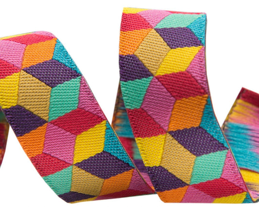 Kaffe Fassett Tumbling Blocks Ribbon